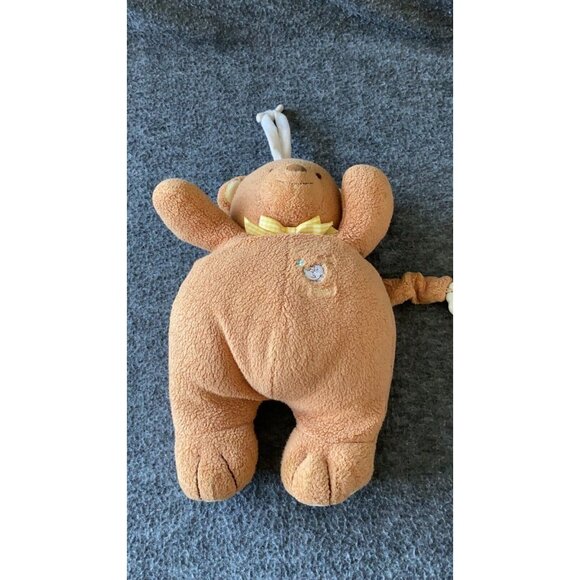 Carter’s  Musical Bear Crib Lil Baby Toy Lullaby Brown  Plush Lovey Vintage - Picture 2 of 8